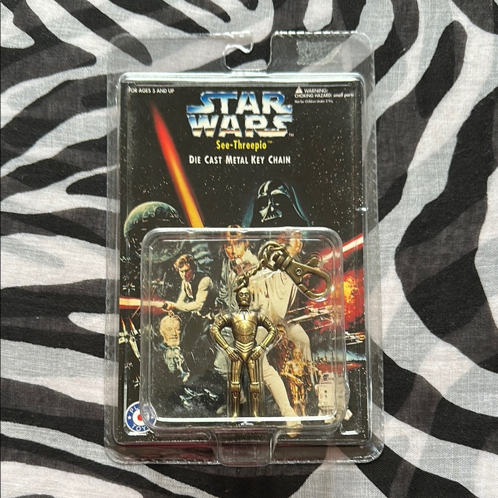 Star Wars C-3PO Die Cast Metal Key Chain Never Opened